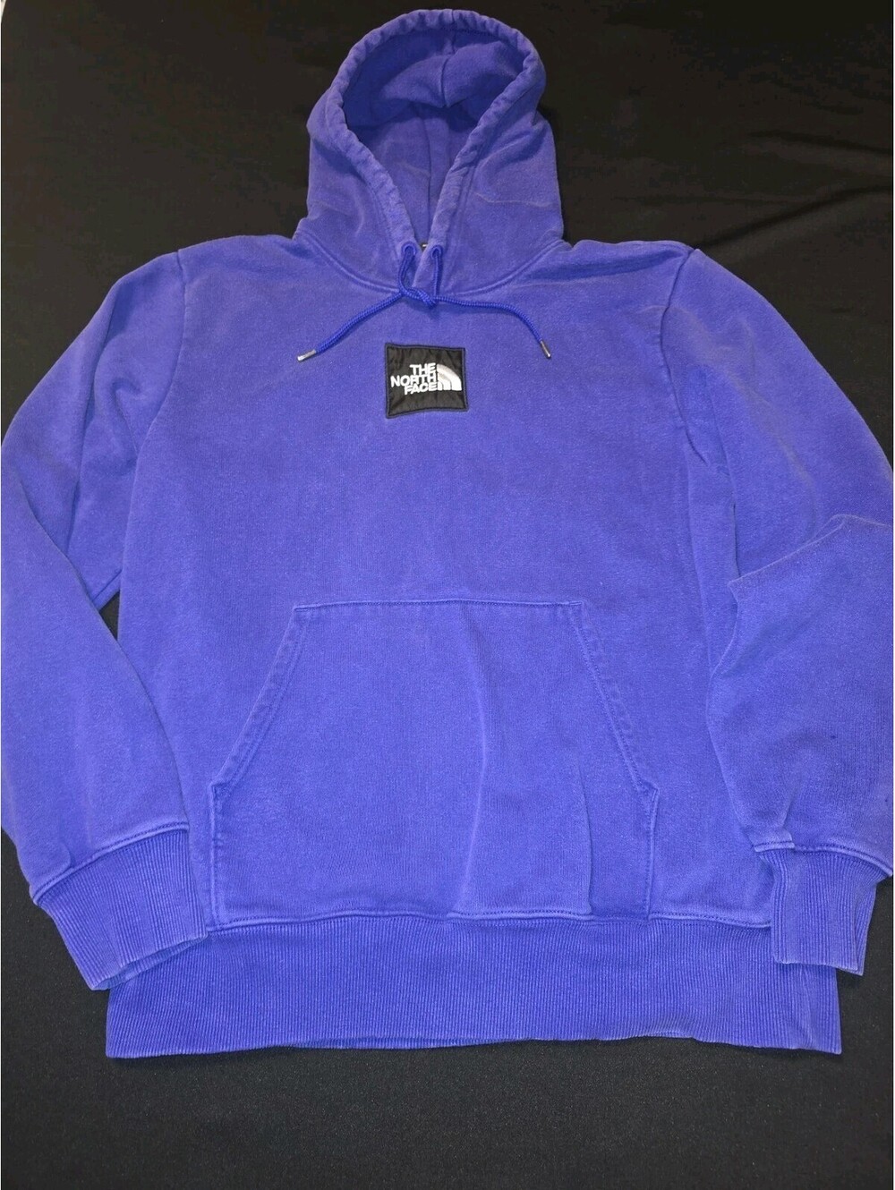 The North Face Mens Large - Heavyweight Box Pullover Hoodie Sweatshirt - Purple
